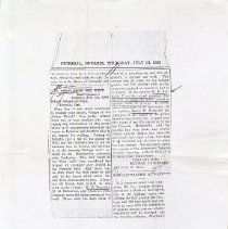 Photocopy Petrolia Advertiser-Topic